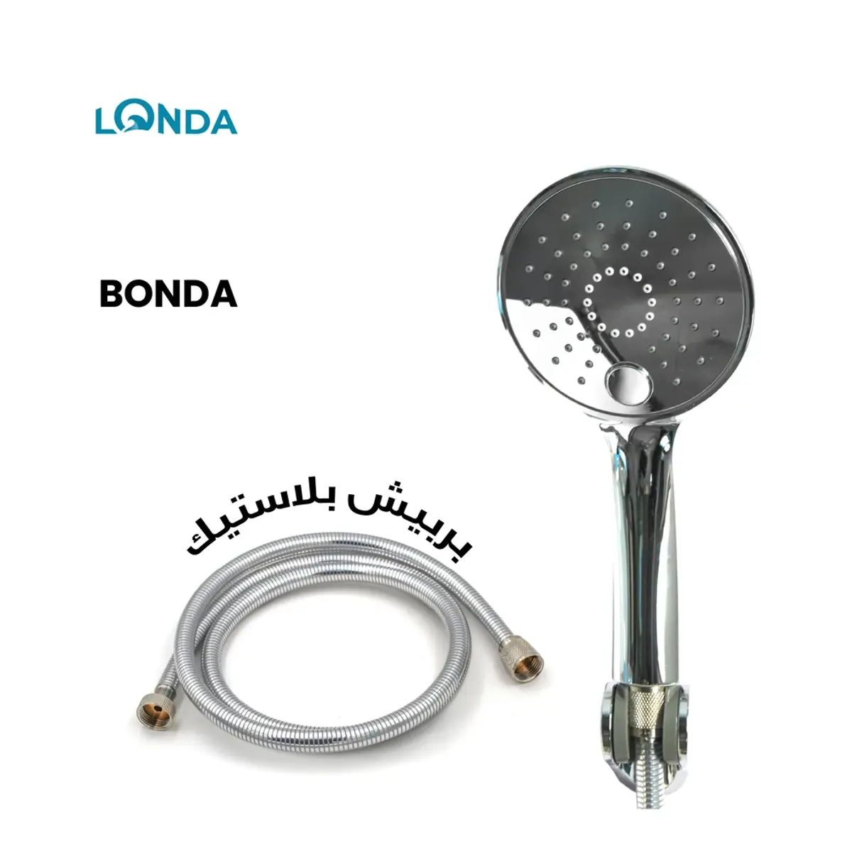كف دش مدور كروم كبسة (إيطالي) BONDA
