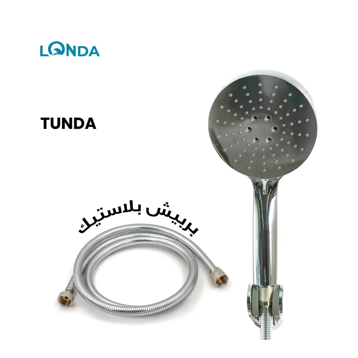 كف دش مدور كروم حركات (إيطالي) TUNDA