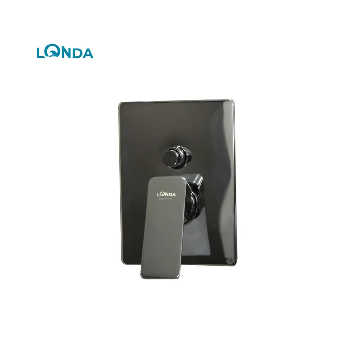 خلاط مغسلة دفن (انكستريه) خطين كروم مربع (إيطالي) KENDA